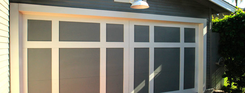 Painted Wood Garage Doors